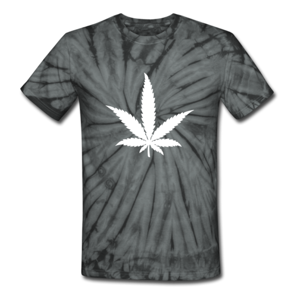 SPOD Unisex Tie Dye T-Shirt spider black / S Marijuana Leaf Tie Dye T-Shirt