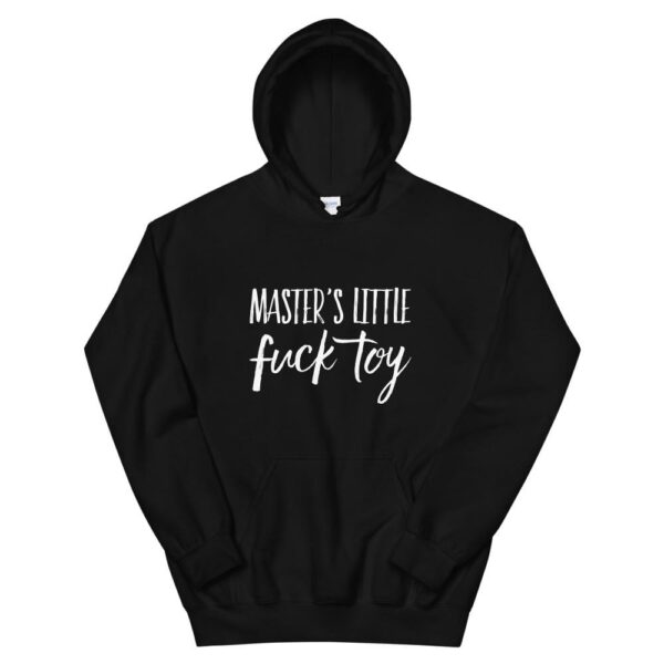 Kinky Cloth Black / S Master's Little Fuck Toy White Hoodie