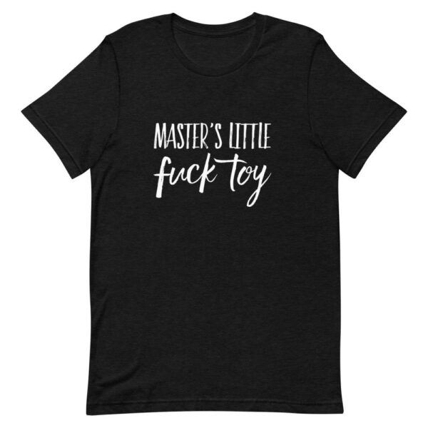 Kinky Cloth Black Heather / XS Master's Little Fuck Toy White T-Shirt