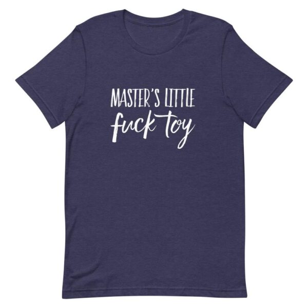 Kinky Cloth Heather Midnight Navy / XS Master's Little Fuck Toy White T-Shirt