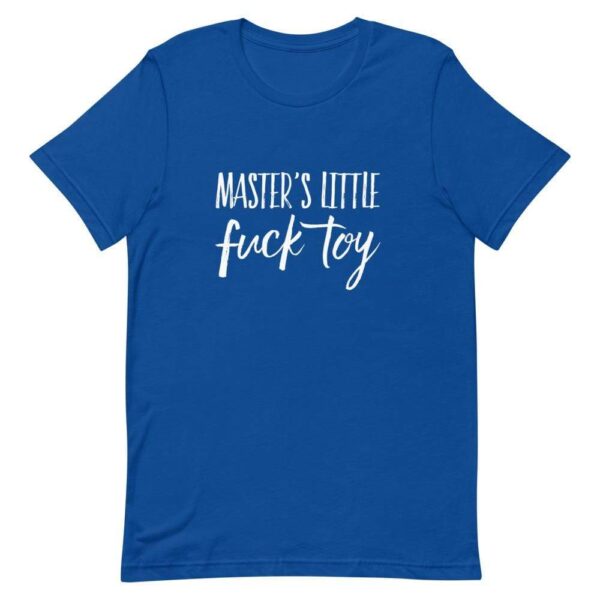 Kinky Cloth True Royal / S Master's Little Fuck Toy White T-Shirt