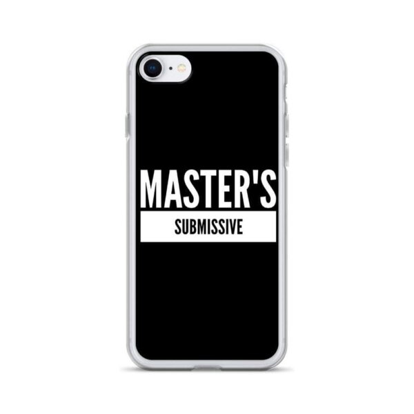 masters submissive white IPhone Case | Buy Online | Kinky Cloth