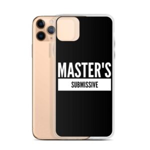 masters submissive white IPhone Case | Buy Online | Kinky Cloth