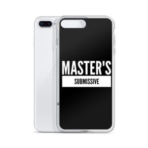 masters submissive white IPhone Case | Buy Online | Kinky Cloth