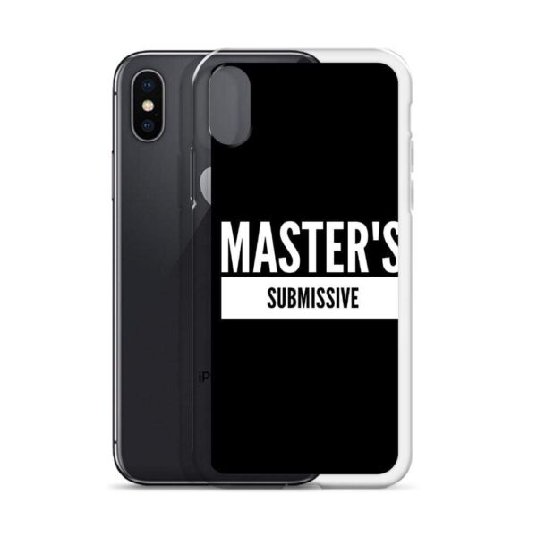 masters submissive white IPhone Case | Buy Online | Kinky Cloth