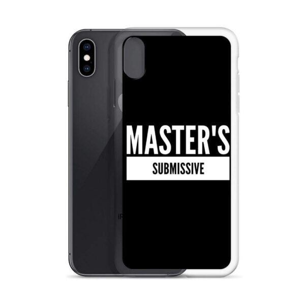 masters submissive white IPhone Case | Buy Online | Kinky Cloth