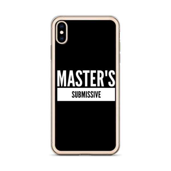 masters submissive white IPhone Case | Buy Online | Kinky Cloth