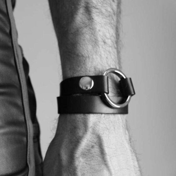 Kinky Cloth 200003585 Men Double Tour Leather Bracelet