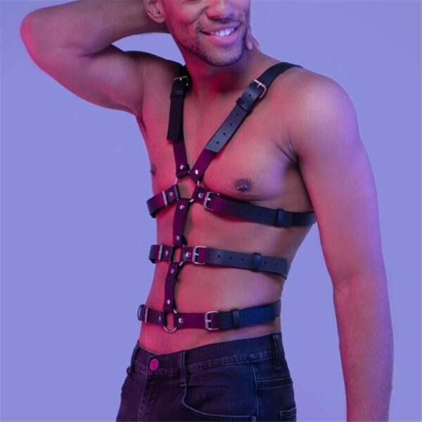 Kinky Cloth 200003585 Men Full Torso Harness