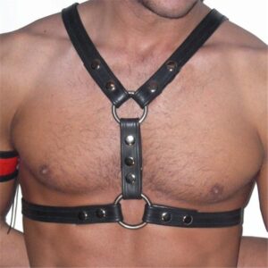 Kinky Cloth 200003585 Men's Chest Leather Harness