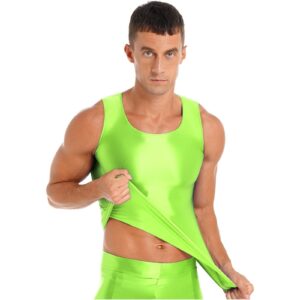 Kinky Cloth Men's Glossy Smooth Tank Top