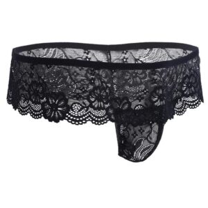 Kinky Cloth 200001799 Men's Lacework Open Butt Brief