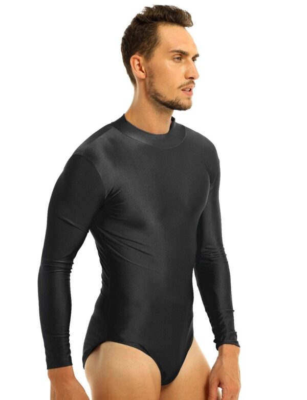 Kinky Cloth 200001800 Men's Leotard Long Sleeve Bodysuits