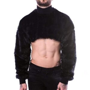 Kinky Cloth 201240502 Men's Pullover Flannel Cropped Top