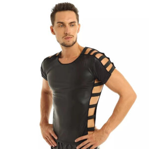 Kinky Cloth M Mens Cut Out T-Shirt