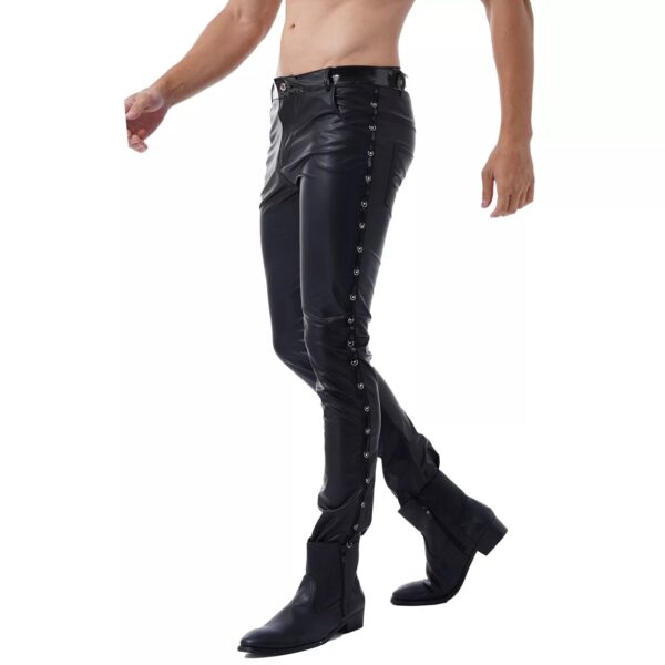 Kinky Cloth Mens Faux Leather Shiny Pants