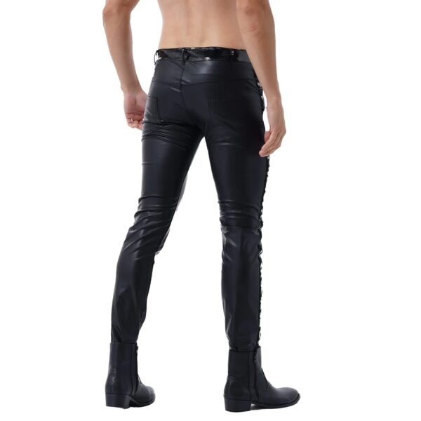 Kinky Cloth Mens Faux Leather Shiny Pants