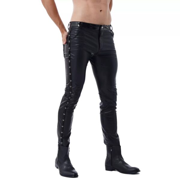 Kinky Cloth Mens Faux Leather Shiny Pants