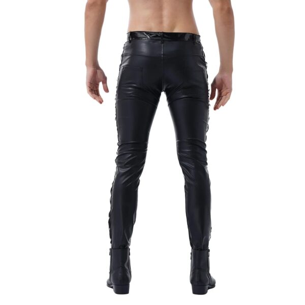 Kinky Cloth Mens Faux Leather Shiny Pants