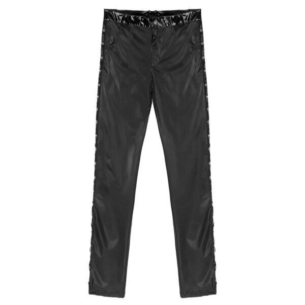 Kinky Cloth Mens Faux Leather Shiny Pants