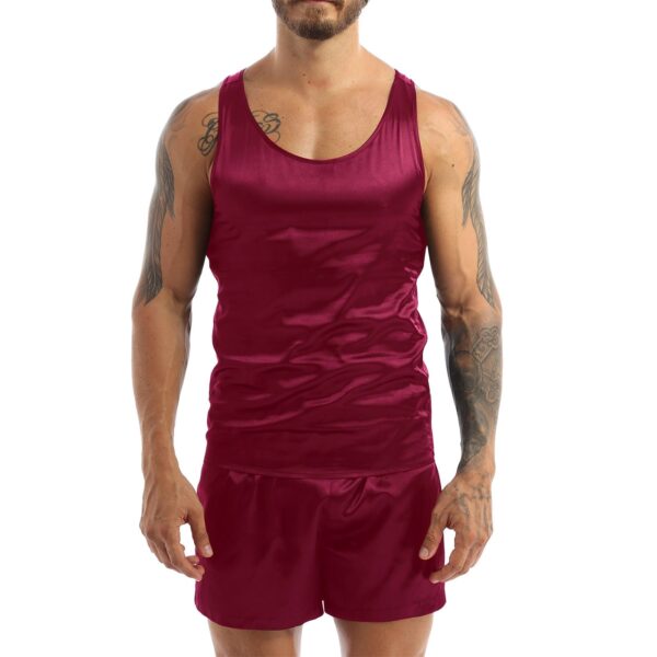 Kinky Cloth Mens Satin Sleepwear Set