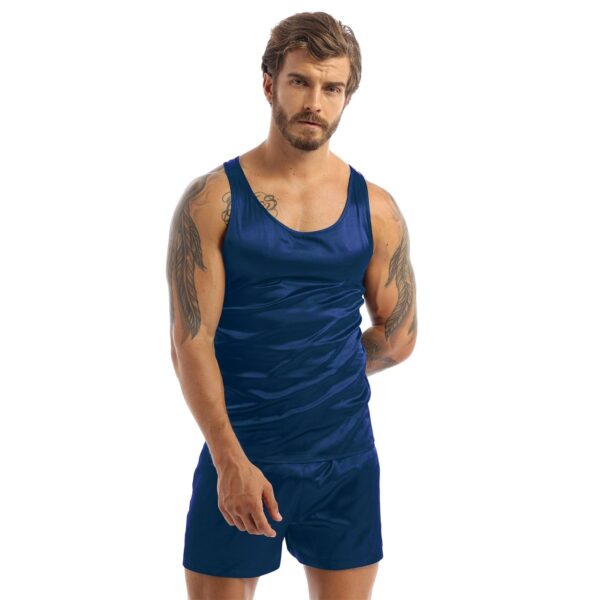 Kinky Cloth Mens Satin Sleepwear Set