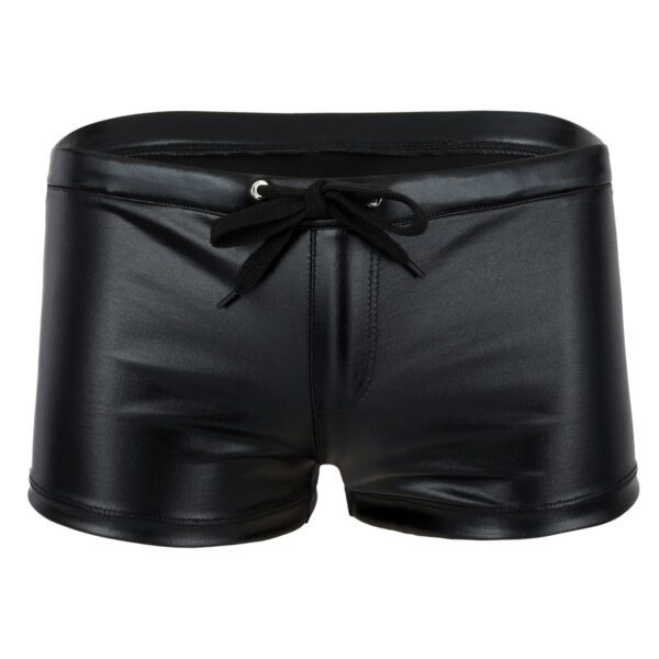 Kinky Cloth Black / M Mens Shiny Metallic Party Shorts