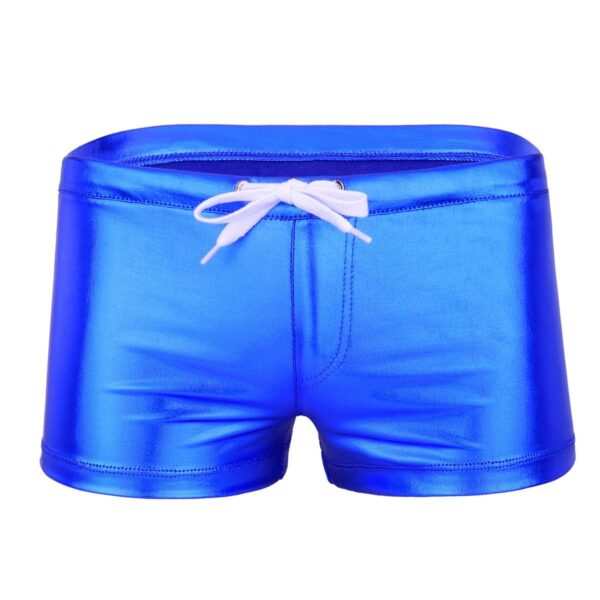 Kinky Cloth Blue / M Mens Shiny Metallic Party Shorts