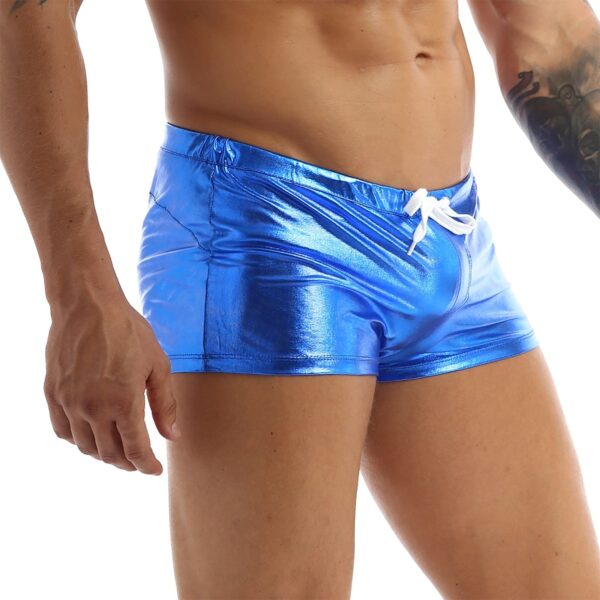 Kinky Cloth Mens Shiny Metallic Party Shorts