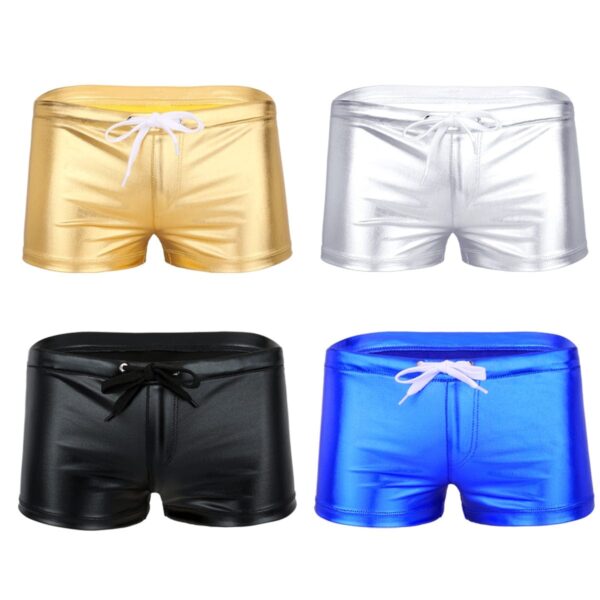 Kinky Cloth Mens Shiny Metallic Party Shorts