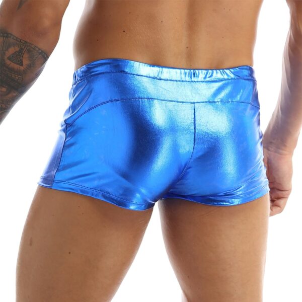 Kinky Cloth Mens Shiny Metallic Party Shorts