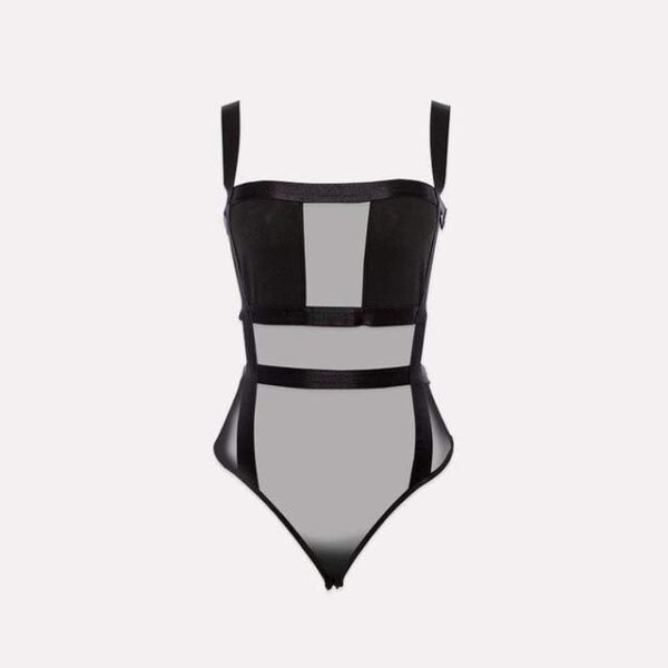 Kinky Cloth Black / L Mesh Lux Bodysuit