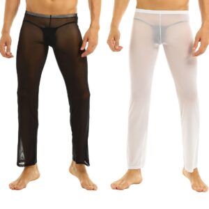 Kinky Cloth Mesh See-Through Pants