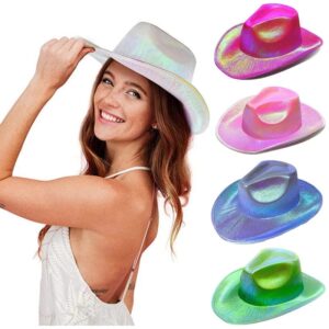 Kinky Cloth Metallic Holographic Cowboy Hat