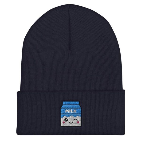 Kinky Cloth Navy Milk Beanie