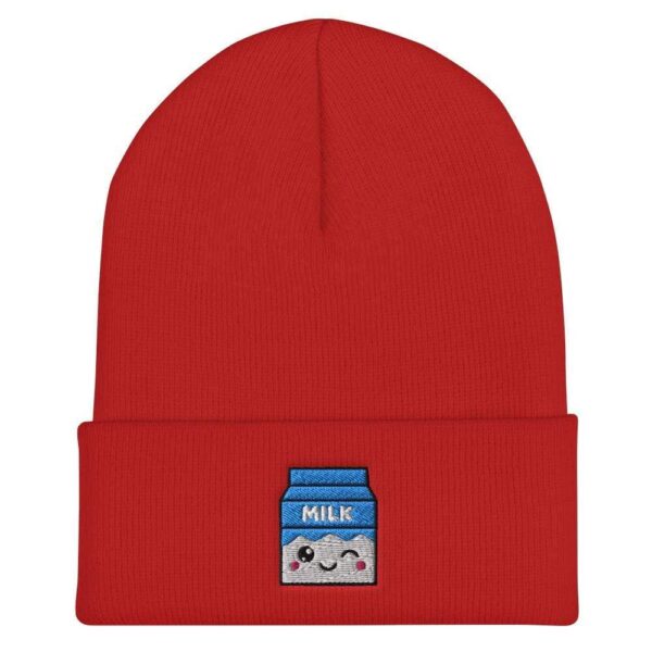 Kinky Cloth Red Milk Beanie