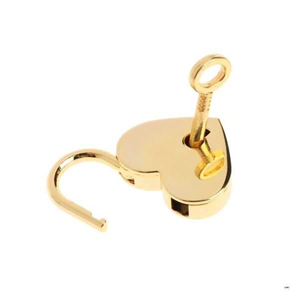 Kinky Cloth 3010 Mini Heart Shape Padlock With Key