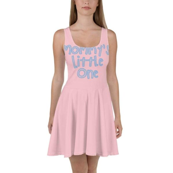 Kinky Cloth XS Mommy's Little One Blue Skater Dress