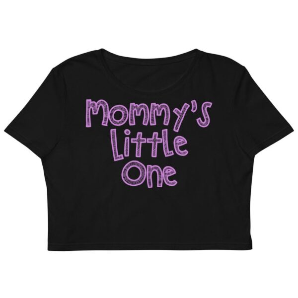 Kinky Cloth XS Mommy's Little One Pink Organic Crop Top