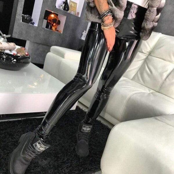 Holographic Graphite Leggings | Buy Online | Kinky Cloth