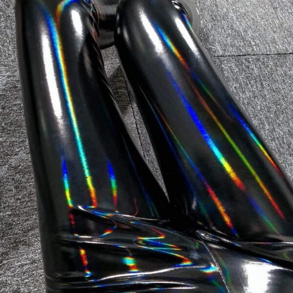 Holographic Graphite Leggings | Buy Online | Kinky Cloth