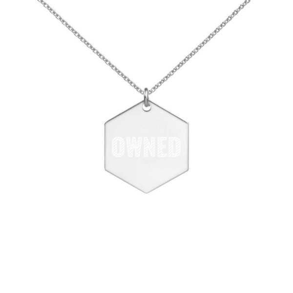 Kinky Cloth White Rhodium coating Owned Necklace