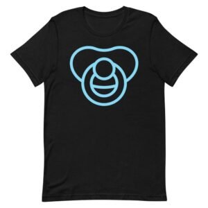 Kinky Cloth Black / XS Pacifier Blue T-Shirt