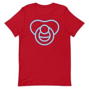 Kinky Cloth Red / S Pacifier Blue T-Shirt