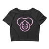 Kinky Cloth Black / XS/SM Pacifier Pink Cropped Top