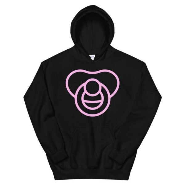 Kinky Cloth Black / S Pacifier Pink Hoodie