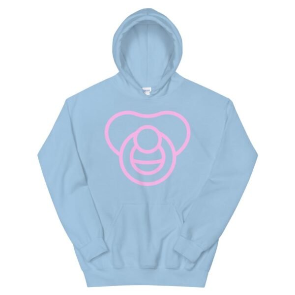 Kinky Cloth Light Blue / S Pacifier Pink Hoodie