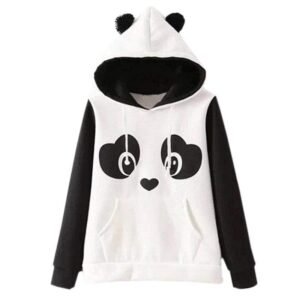 Kinky Cloth Hoodie Panda Ears Hoodie