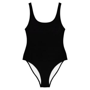 Kinky Cloth XS Papa's Little Bunny Black One-Piece Swimsuit