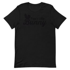 Kinky Cloth Black / XS Papa's Little Bunny Black T-Shirt